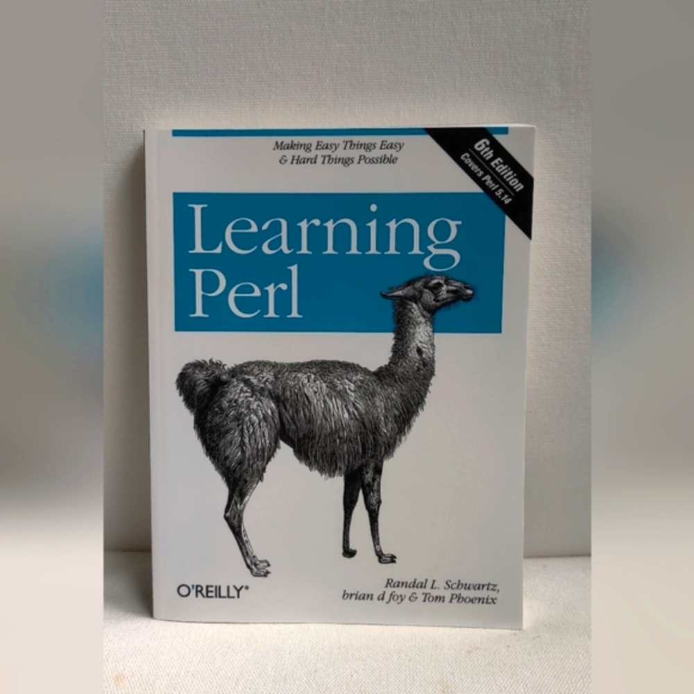 Learning Perl Book 6th Edition By Schwartz, Foy & Phoenix